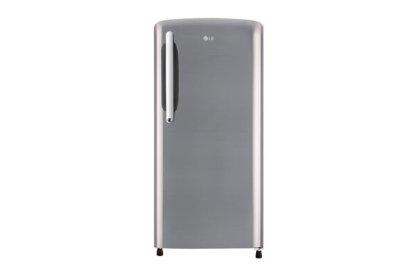LG 201L, 3 Star, Shiny Steel Finish, Direct Cool Single Door Refrigerator (GL-B211HPZD)