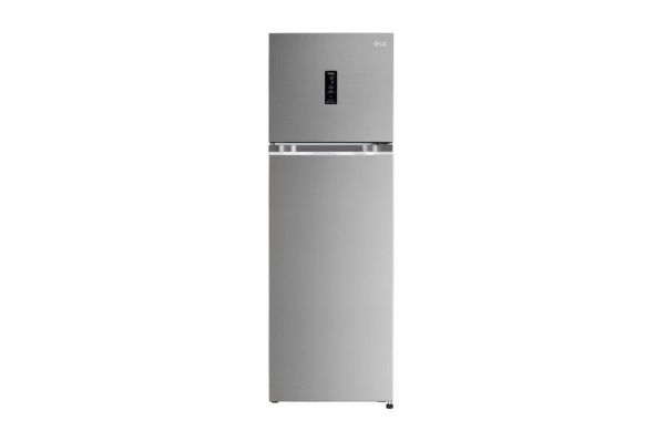 LG 272L, 3 Star, Smart Inverter Compressor, Convertible, Shiny Steel Finish, Frost-Free Double Door (GL-T312TPZX)