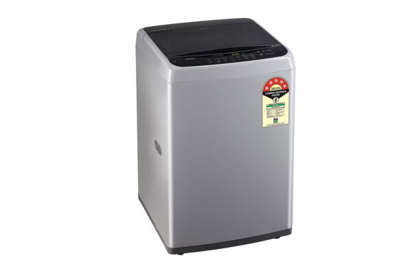 LG 7Kg Top Load Washing Machine, Smart Inverter Motor, Middle Free Silver T70SPSF1ZA