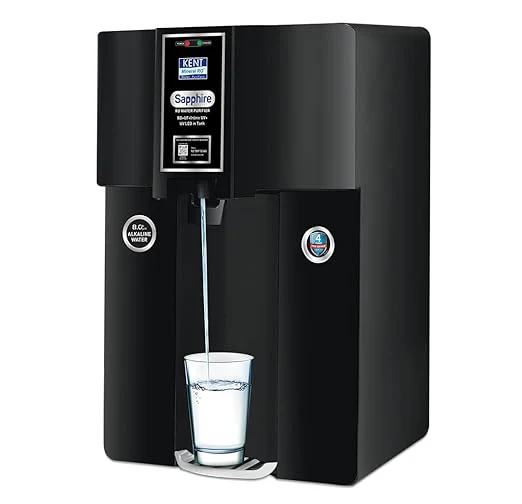 Kent Sapphire RO |RO+UF+Inline UV+Alkaline+TDS Control + UV LED in Tank Water Purifier